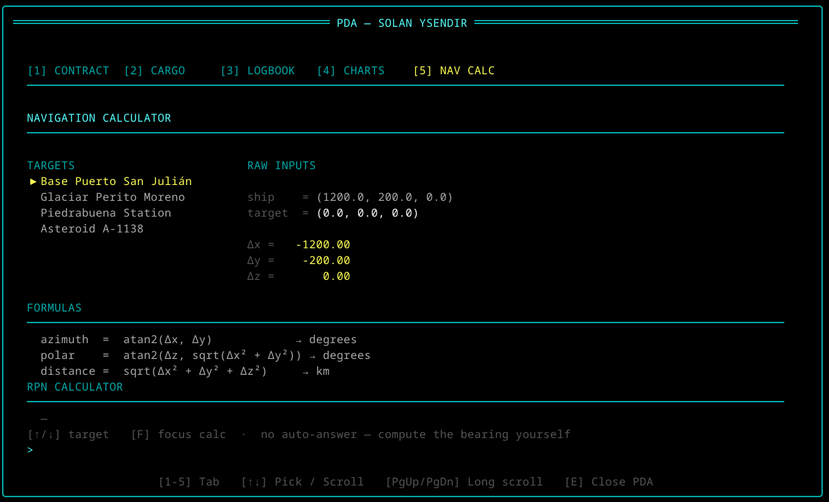 Navigation Calculator